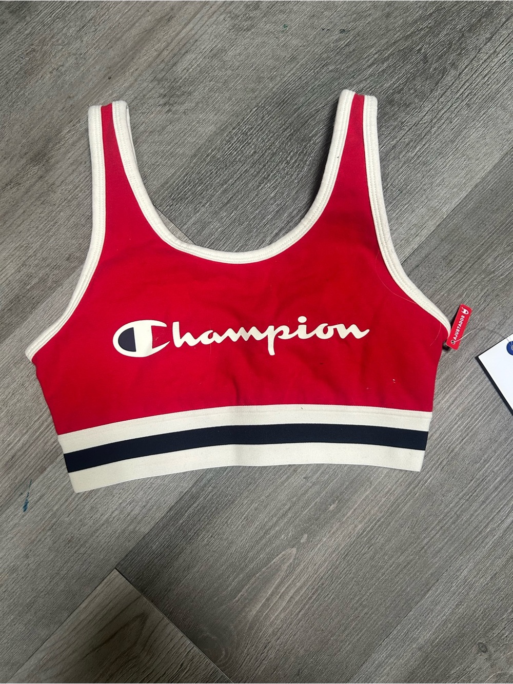 Champion NWT red sports bra